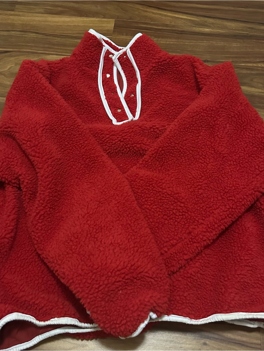 Parke Red Sherpa Fleece